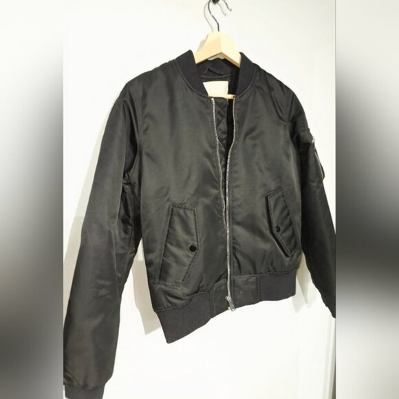 Wilfred Free Avion Black Bomber Jacket - Size S - Picture 3 of 7